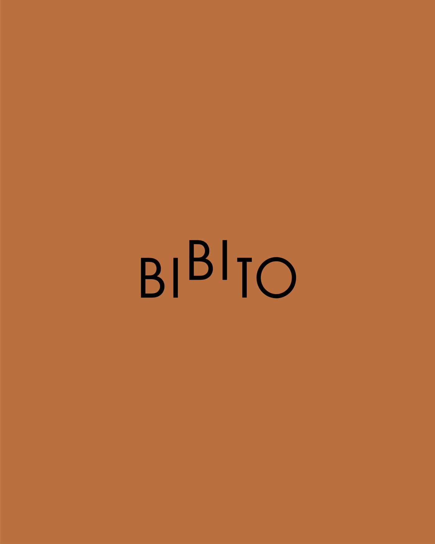 Bibito-logoen på terrakotta