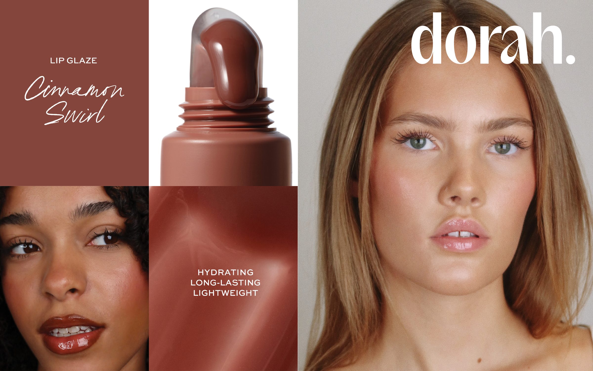 Lip glaze i Cinnamon Swirl, kampanje