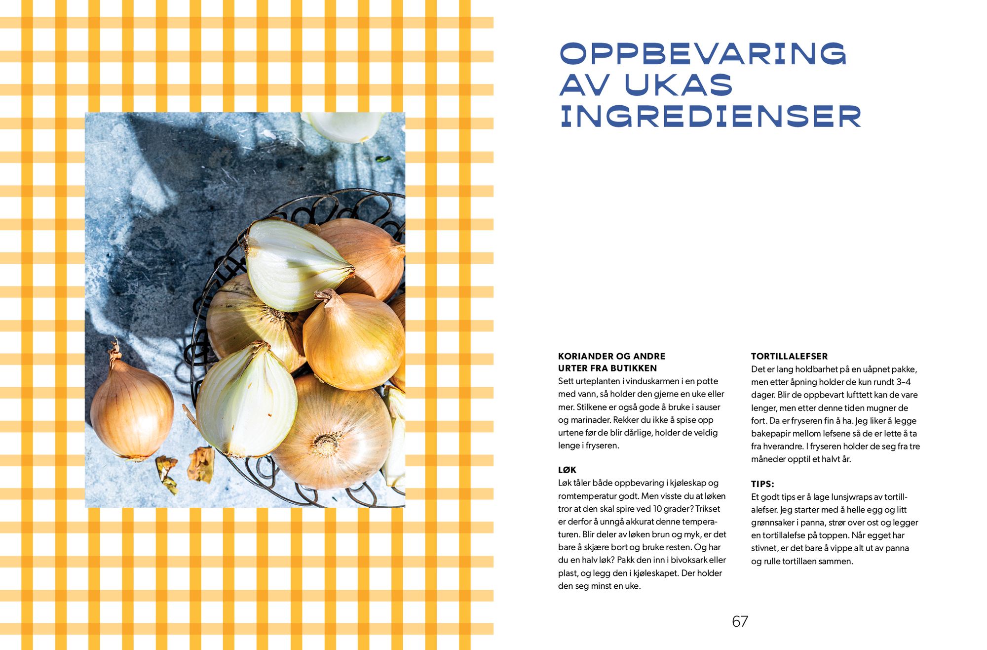 Oppslag fra Ti ukers middagsplan
