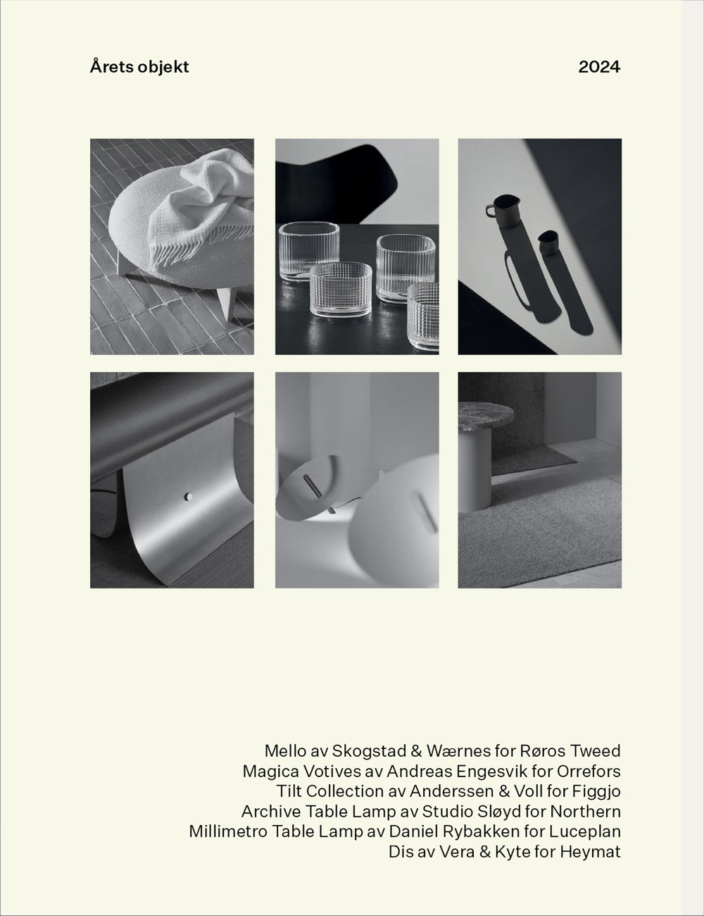 Bo Bedre Designpris, omslag